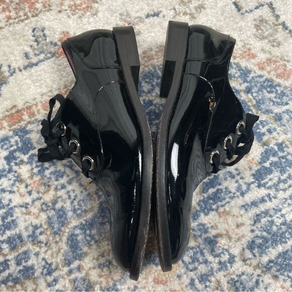 MARC JACOBS Black Patent Helena Oxfords Women’s Size 39 - Picture 4 of 9